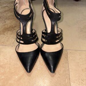 Jessica Simpson Black Strappy Heels